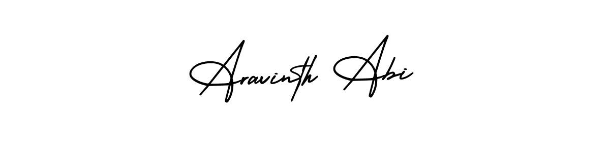 Design your own signature with our free online signature maker. With this signature software, you can create a handwritten (AmerikaSignatureDemo-Regular) signature for name Aravinth Abi. Aravinth Abi signature style 3 images and pictures png