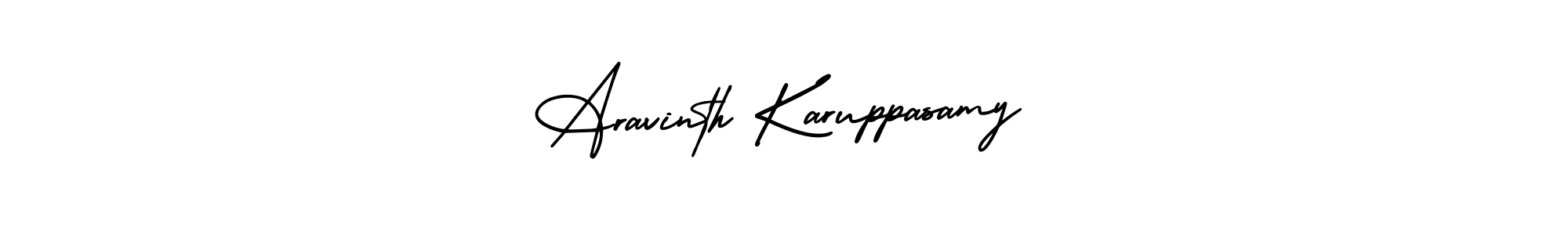 Make a beautiful signature design for name Aravinth Karuppasamy. Use this online signature maker to create a handwritten signature for free. Aravinth Karuppasamy signature style 3 images and pictures png