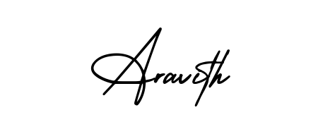 Best and Professional Signature Style for Aravith. AmerikaSignatureDemo-Regular Best Signature Style Collection. Aravith signature style 3 images and pictures png