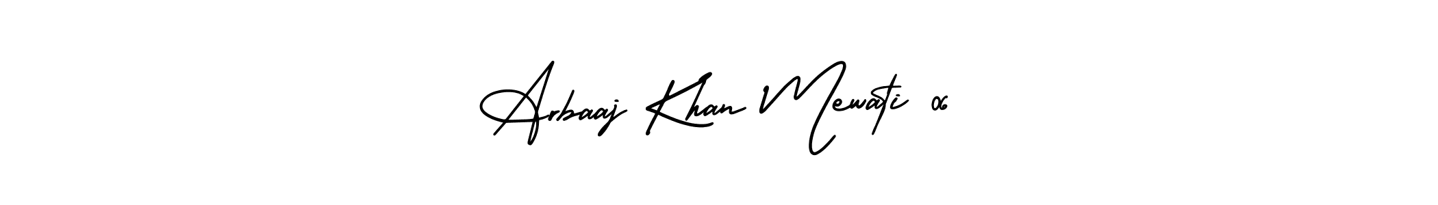 How to make Arbaaj Khan Mewati 06 signature? AmerikaSignatureDemo-Regular is a professional autograph style. Create handwritten signature for Arbaaj Khan Mewati 06 name. Arbaaj Khan Mewati 06 signature style 3 images and pictures png