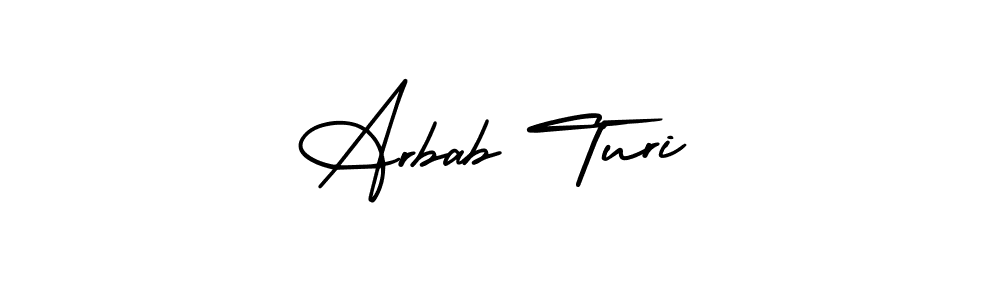 Also You can easily find your signature by using the search form. We will create Arbab Turi name handwritten signature images for you free of cost using AmerikaSignatureDemo-Regular sign style. Arbab Turi signature style 3 images and pictures png