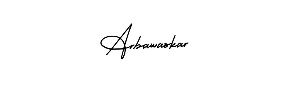 Use a signature maker to create a handwritten signature online. With this signature software, you can design (AmerikaSignatureDemo-Regular) your own signature for name Arbawaskar. Arbawaskar signature style 3 images and pictures png