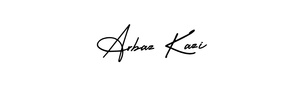 Create a beautiful signature design for name Arbaz Kazi. With this signature (AmerikaSignatureDemo-Regular) fonts, you can make a handwritten signature for free. Arbaz Kazi signature style 3 images and pictures png