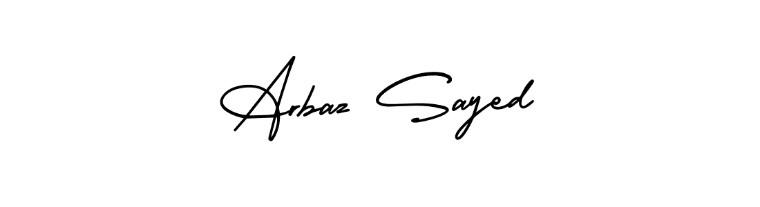 Make a beautiful signature design for name Arbaz Sayed. With this signature (AmerikaSignatureDemo-Regular) style, you can create a handwritten signature for free. Arbaz Sayed signature style 3 images and pictures png