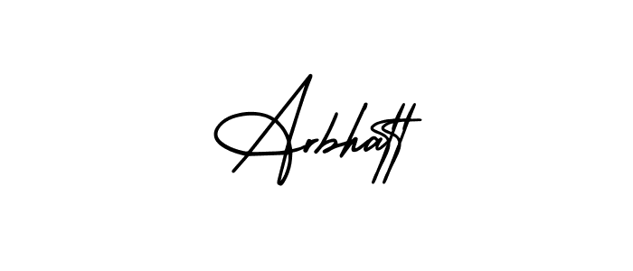 Make a beautiful signature design for name Arbhatt. Use this online signature maker to create a handwritten signature for free. Arbhatt signature style 3 images and pictures png