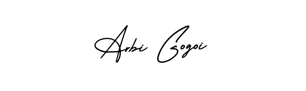 You can use this online signature creator to create a handwritten signature for the name Arbi Gogoi. This is the best online autograph maker. Arbi Gogoi signature style 3 images and pictures png