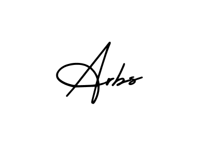Use a signature maker to create a handwritten signature online. With this signature software, you can design (AmerikaSignatureDemo-Regular) your own signature for name Arbs. Arbs signature style 3 images and pictures png