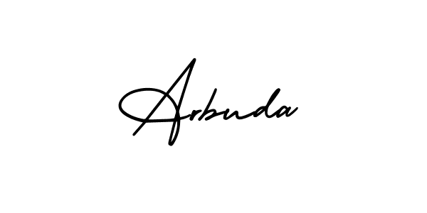 Once you've used our free online signature maker to create your best signature AmerikaSignatureDemo-Regular style, it's time to enjoy all of the benefits that Arbuda name signing documents. Arbuda signature style 3 images and pictures png