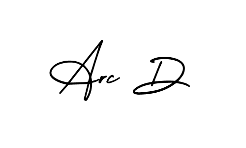 How to make Arc D signature? AmerikaSignatureDemo-Regular is a professional autograph style. Create handwritten signature for Arc D name. Arc D signature style 3 images and pictures png