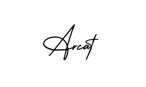Also You can easily find your signature by using the search form. We will create Arcat name handwritten signature images for you free of cost using AmerikaSignatureDemo-Regular sign style. Arcat signature style 3 images and pictures png