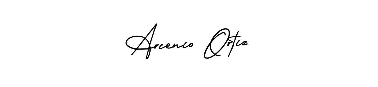 Best and Professional Signature Style for Arcenio Ortiz. AmerikaSignatureDemo-Regular Best Signature Style Collection. Arcenio Ortiz signature style 3 images and pictures png