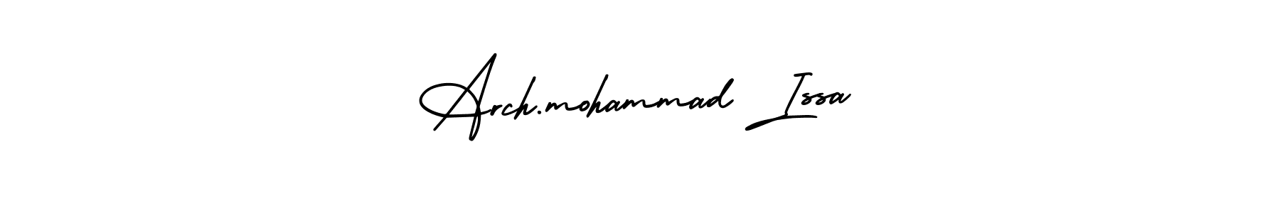 Create a beautiful signature design for name Arch.mohammad Issa. With this signature (AmerikaSignatureDemo-Regular) fonts, you can make a handwritten signature for free. Arch.mohammad Issa signature style 3 images and pictures png