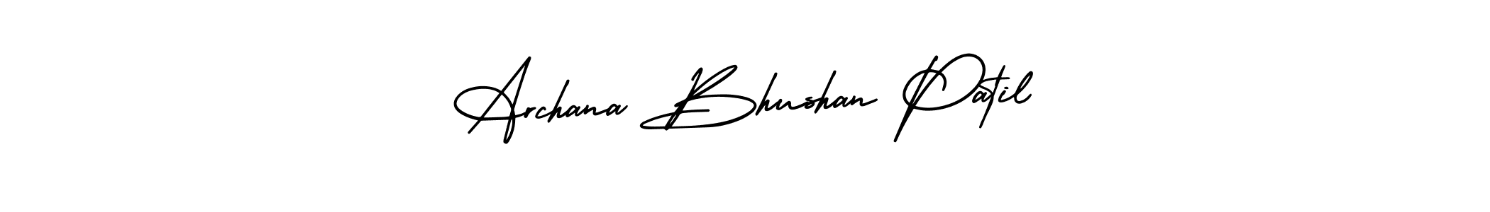 Use a signature maker to create a handwritten signature online. With this signature software, you can design (AmerikaSignatureDemo-Regular) your own signature for name Archana Bhushan Patil. Archana Bhushan Patil signature style 3 images and pictures png