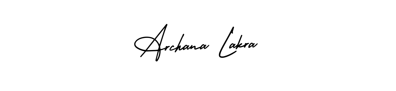 Also You can easily find your signature by using the search form. We will create Archana Lakra name handwritten signature images for you free of cost using AmerikaSignatureDemo-Regular sign style. Archana Lakra signature style 3 images and pictures png