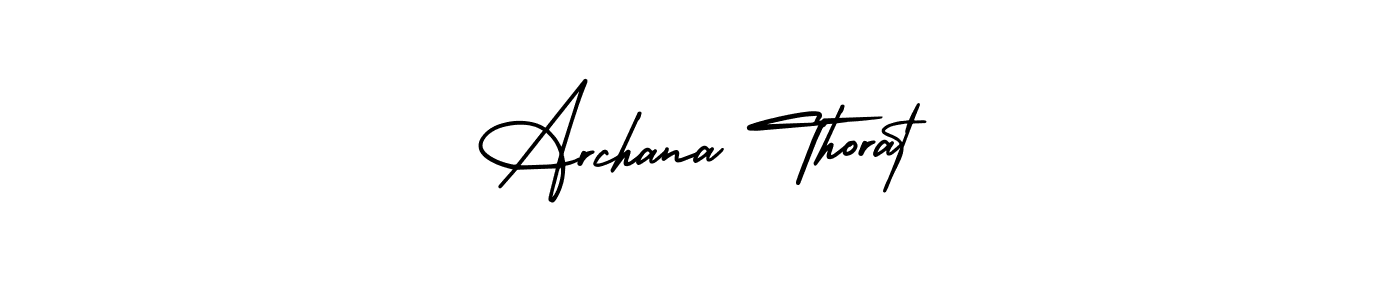 How to make Archana Thorat signature? AmerikaSignatureDemo-Regular is a professional autograph style. Create handwritten signature for Archana Thorat name. Archana Thorat signature style 3 images and pictures png