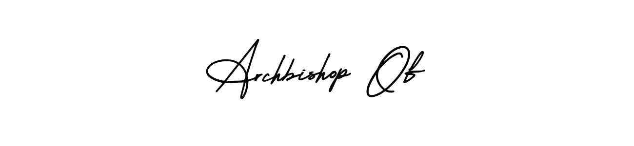 AmerikaSignatureDemo-Regular is a professional signature style that is perfect for those who want to add a touch of class to their signature. It is also a great choice for those who want to make their signature more unique. Get Archbishop Of name to fancy signature for free. Archbishop Of signature style 3 images and pictures png