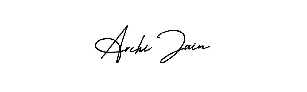 Make a beautiful signature design for name Archi Jain. Use this online signature maker to create a handwritten signature for free. Archi Jain signature style 3 images and pictures png