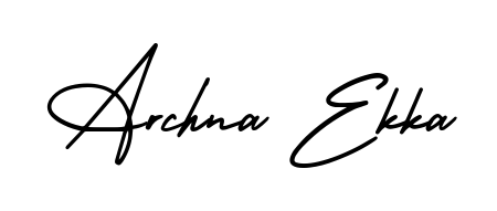 Also we have Archna Ekka name is the best signature style. Create professional handwritten signature collection using AmerikaSignatureDemo-Regular autograph style. Archna Ekka signature style 3 images and pictures png