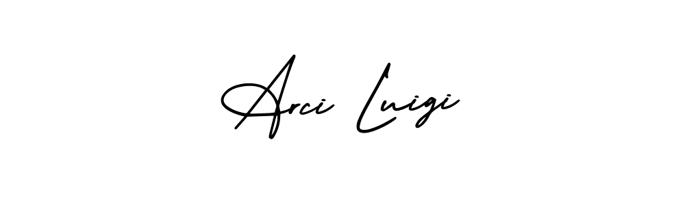 if you are searching for the best signature style for your name Arci Luigi. so please give up your signature search. here we have designed multiple signature styles  using AmerikaSignatureDemo-Regular. Arci Luigi signature style 3 images and pictures png