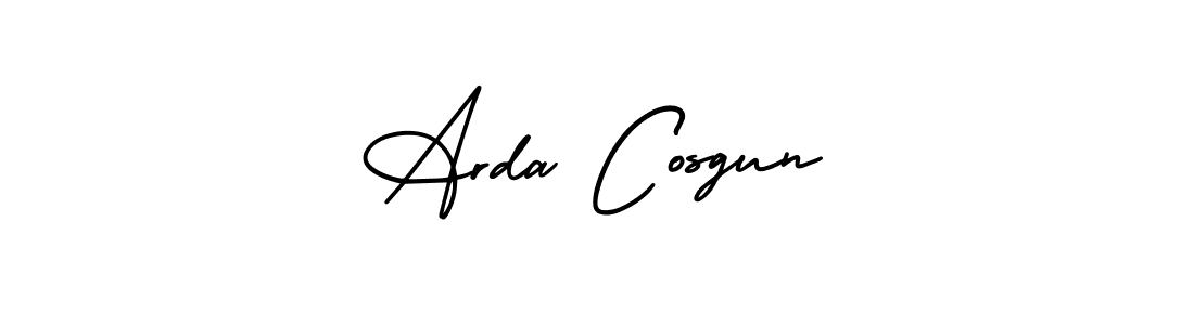 Use a signature maker to create a handwritten signature online. With this signature software, you can design (AmerikaSignatureDemo-Regular) your own signature for name Arda Cosgun. Arda Cosgun signature style 3 images and pictures png