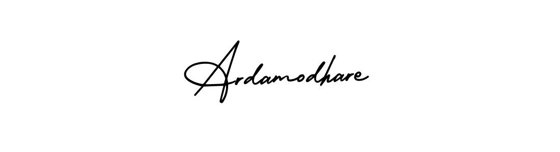 Design your own signature with our free online signature maker. With this signature software, you can create a handwritten (AmerikaSignatureDemo-Regular) signature for name Ardamodhare. Ardamodhare signature style 3 images and pictures png