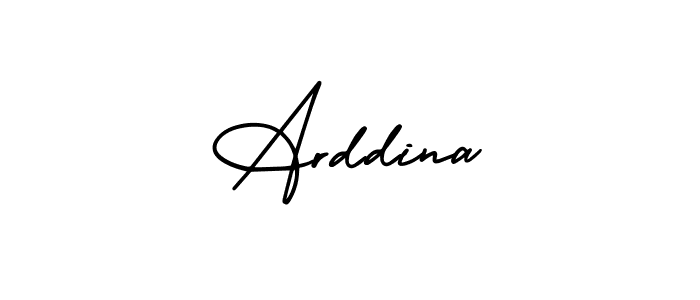 Make a beautiful signature design for name Arddina. With this signature (AmerikaSignatureDemo-Regular) style, you can create a handwritten signature for free. Arddina signature style 3 images and pictures png