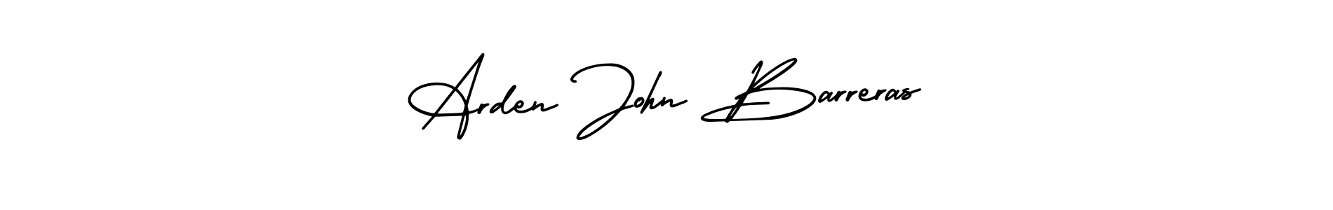 How to Draw Arden John Barreras signature style? AmerikaSignatureDemo-Regular is a latest design signature styles for name Arden John Barreras. Arden John Barreras signature style 3 images and pictures png