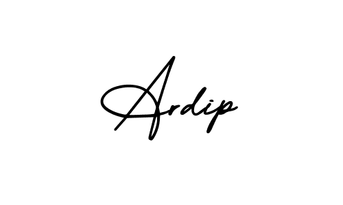 How to make Ardip signature? AmerikaSignatureDemo-Regular is a professional autograph style. Create handwritten signature for Ardip name. Ardip signature style 3 images and pictures png