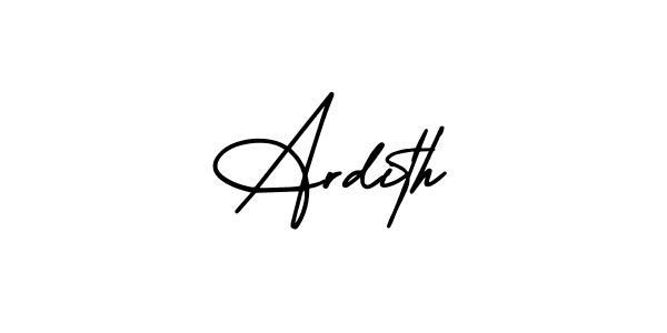 How to make Ardith signature? AmerikaSignatureDemo-Regular is a professional autograph style. Create handwritten signature for Ardith name. Ardith signature style 3 images and pictures png