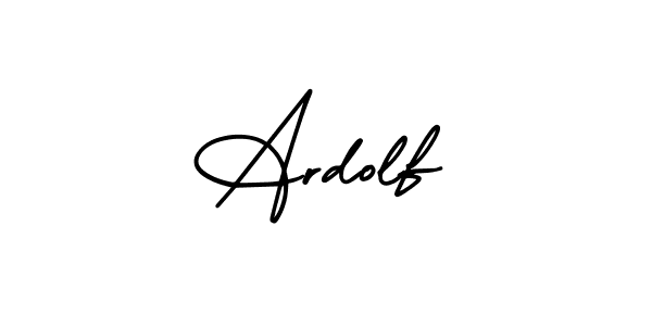 It looks lik you need a new signature style for name Ardolf. Design unique handwritten (AmerikaSignatureDemo-Regular) signature with our free signature maker in just a few clicks. Ardolf signature style 3 images and pictures png