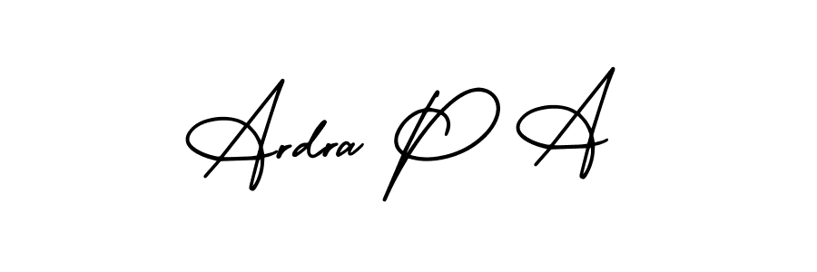 Here are the top 10 professional signature styles for the name Ardra P A. These are the best autograph styles you can use for your name. Ardra P A signature style 3 images and pictures png