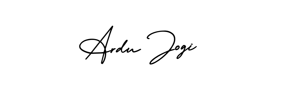 It looks lik you need a new signature style for name Ardu Jogi. Design unique handwritten (AmerikaSignatureDemo-Regular) signature with our free signature maker in just a few clicks. Ardu Jogi signature style 3 images and pictures png