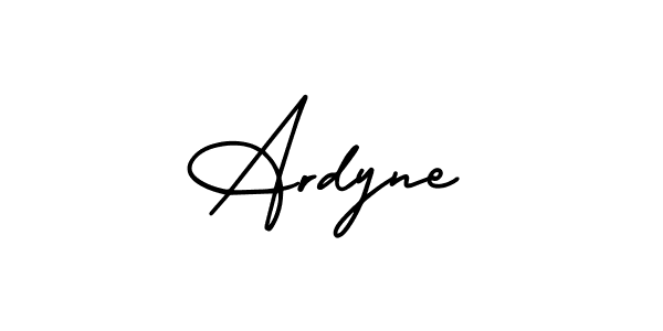 Design your own signature with our free online signature maker. With this signature software, you can create a handwritten (AmerikaSignatureDemo-Regular) signature for name Ardyne. Ardyne signature style 3 images and pictures png