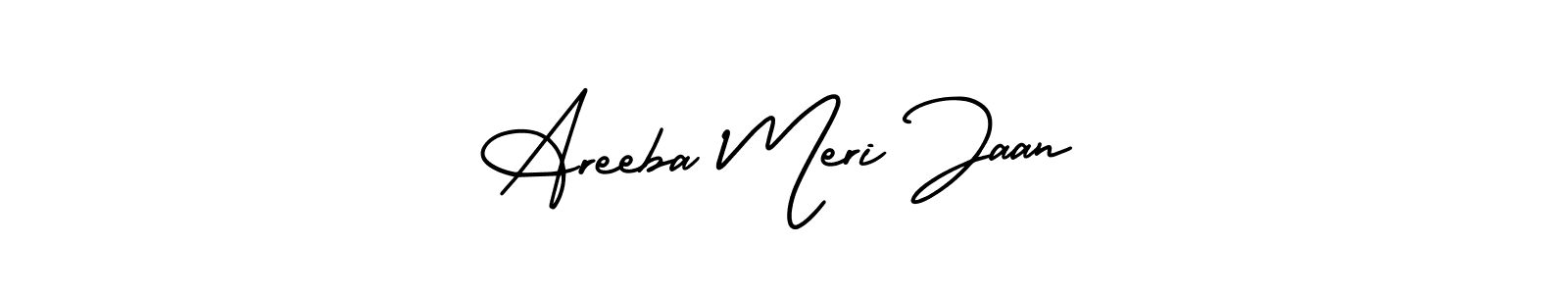 Make a beautiful signature design for name Areeba Meri Jaan. Use this online signature maker to create a handwritten signature for free. Areeba Meri Jaan signature style 3 images and pictures png