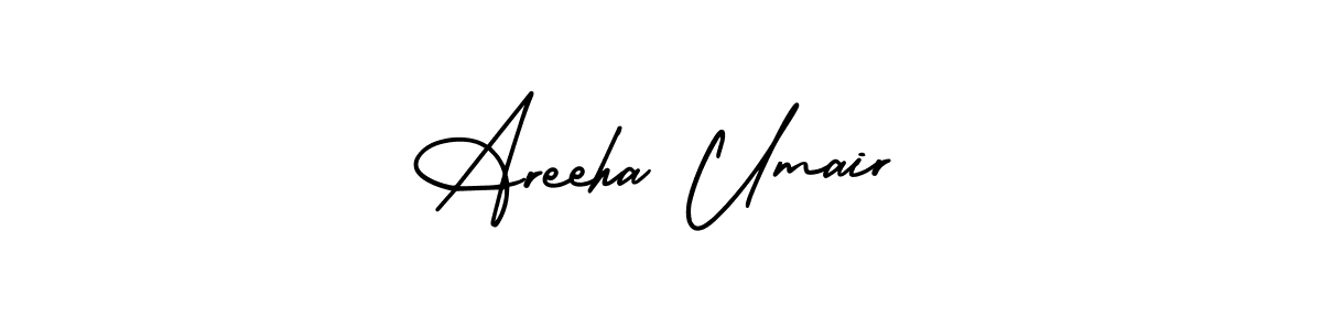 How to Draw Areeha Umair signature style? AmerikaSignatureDemo-Regular is a latest design signature styles for name Areeha Umair. Areeha Umair signature style 3 images and pictures png