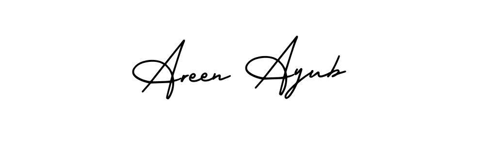 Make a short Areen Ayub signature style. Manage your documents anywhere anytime using AmerikaSignatureDemo-Regular. Create and add eSignatures, submit forms, share and send files easily. Areen Ayub signature style 3 images and pictures png