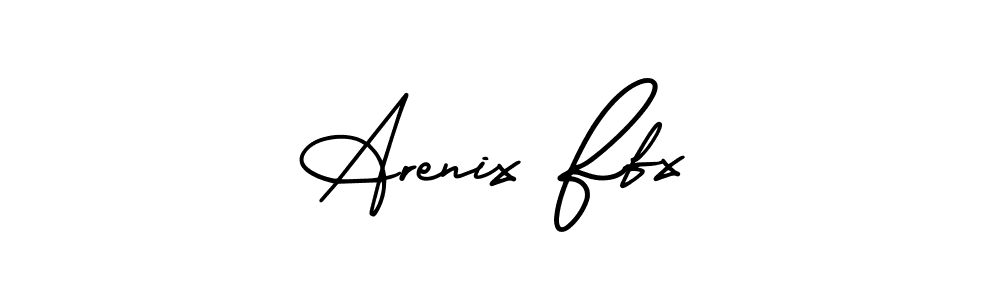 Design your own signature with our free online signature maker. With this signature software, you can create a handwritten (AmerikaSignatureDemo-Regular) signature for name Arenix Ffx. Arenix Ffx signature style 3 images and pictures png
