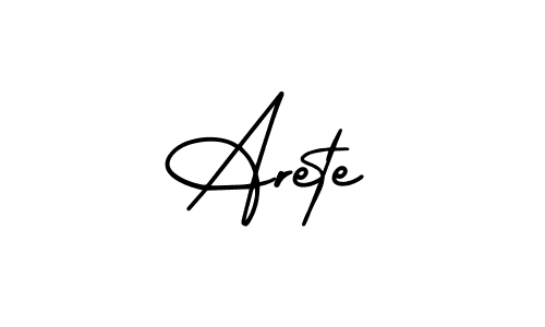 Make a beautiful signature design for name Arete. Use this online signature maker to create a handwritten signature for free. Arete signature style 3 images and pictures png