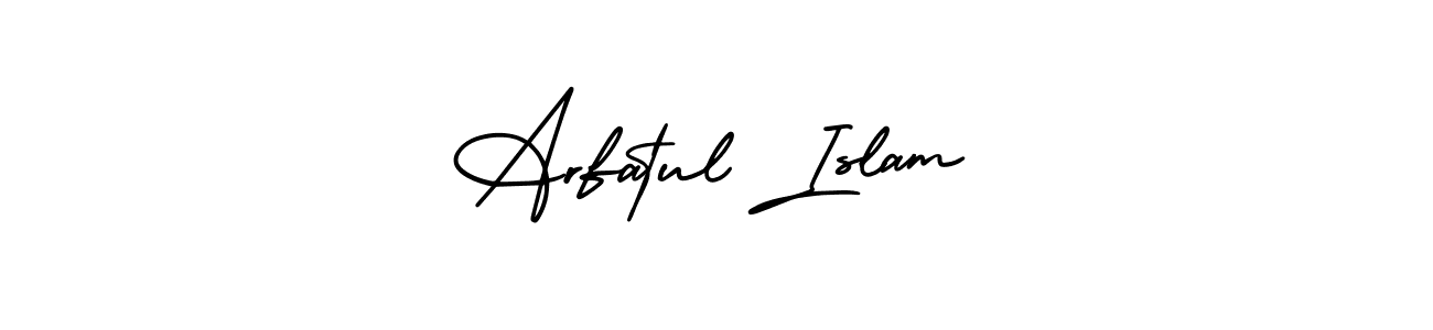 Create a beautiful signature design for name Arfatul Islam. With this signature (AmerikaSignatureDemo-Regular) fonts, you can make a handwritten signature for free. Arfatul Islam signature style 3 images and pictures png