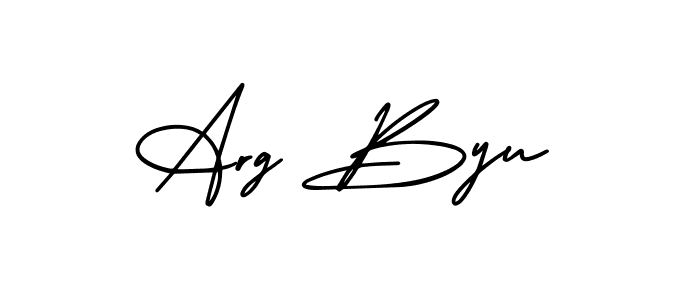 Check out images of Autograph of Arg Byu name. Actor Arg Byu Signature Style. AmerikaSignatureDemo-Regular is a professional sign style online. Arg Byu signature style 3 images and pictures png