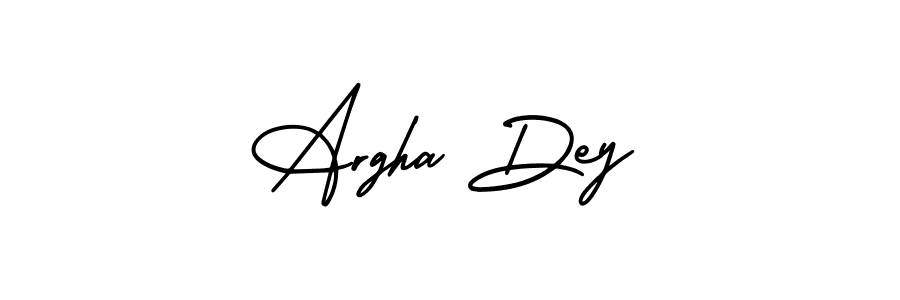 Argha Dey stylish signature style. Best Handwritten Sign (AmerikaSignatureDemo-Regular) for my name. Handwritten Signature Collection Ideas for my name Argha Dey. Argha Dey signature style 3 images and pictures png