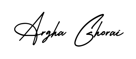 Give your name Argha Ghorai an exquisite flair with the AmerikaSignatureDemo-Regular script font. Ideal for contracts, resumes, and formal letterheads. Argha Ghorai signature style 3 images and pictures png