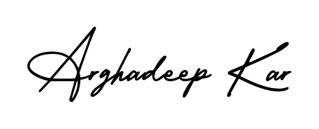 If you are searching for the best signature style for your name Arghadeep Kar, here we have designed multiple signature styles using AmerikaSignatureDemo-Regular. Arghadeep Kar signature style 3 images and pictures png