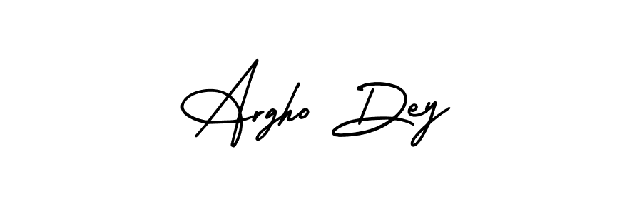 Make a beautiful signature design for name Argho Dey. Use this online signature maker to create a handwritten signature for free. Argho Dey signature style 3 images and pictures png