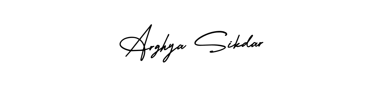How to make Arghya Sikdar signature? AmerikaSignatureDemo-Regular is a professional autograph style. Create handwritten signature for Arghya Sikdar name. Arghya Sikdar signature style 3 images and pictures png