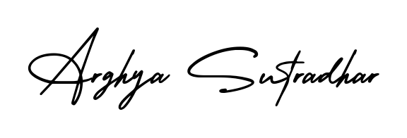See photos of Arghya Sutradhar official signature. Check more albums & portfolios. Read reviews & check more about AmerikaSignatureDemo-Regular font. Arghya Sutradhar signature style 3 images and pictures png