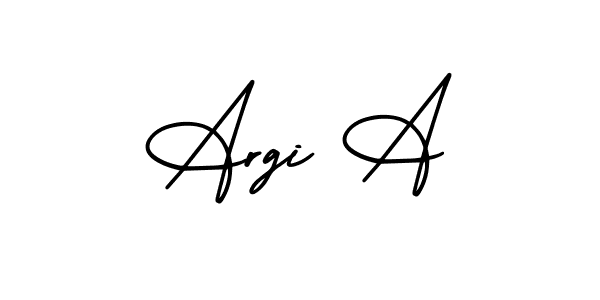 if you are searching for the best signature style for your name Argi A. so please give up your signature search. here we have designed multiple signature styles  using AmerikaSignatureDemo-Regular. Argi A signature style 3 images and pictures png