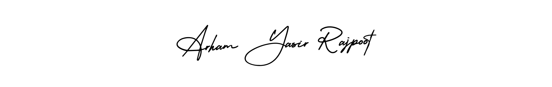 How to Draw Arham Yasir Rajpoot signature style? AmerikaSignatureDemo-Regular is a latest design signature styles for name Arham Yasir Rajpoot. Arham Yasir Rajpoot signature style 3 images and pictures png