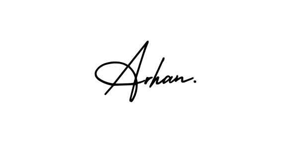 How to Draw Arhan. signature style? AmerikaSignatureDemo-Regular is a latest design signature styles for name Arhan.. Arhan. signature style 3 images and pictures png