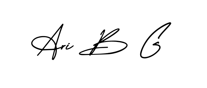 AmerikaSignatureDemo-Regular is a professional signature style that is perfect for those who want to add a touch of class to their signature. It is also a great choice for those who want to make their signature more unique. Get Ari B G name to fancy signature for free. Ari B G signature style 3 images and pictures png